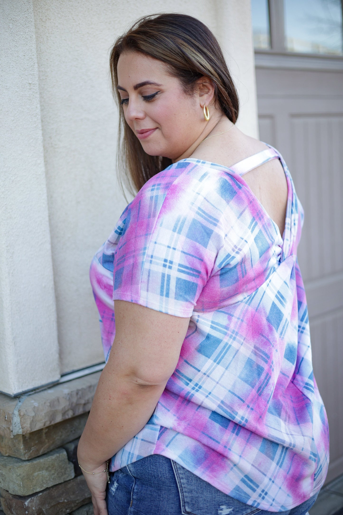 Country Chic Short Sleeve Top