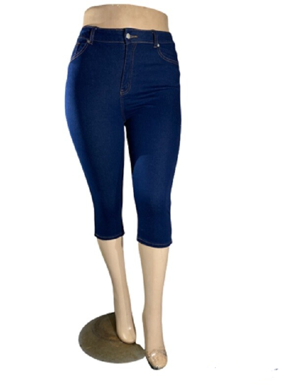 Dark Blue Capris