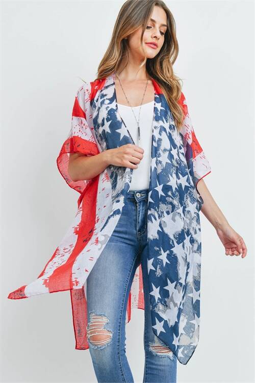 American Flag Kimono